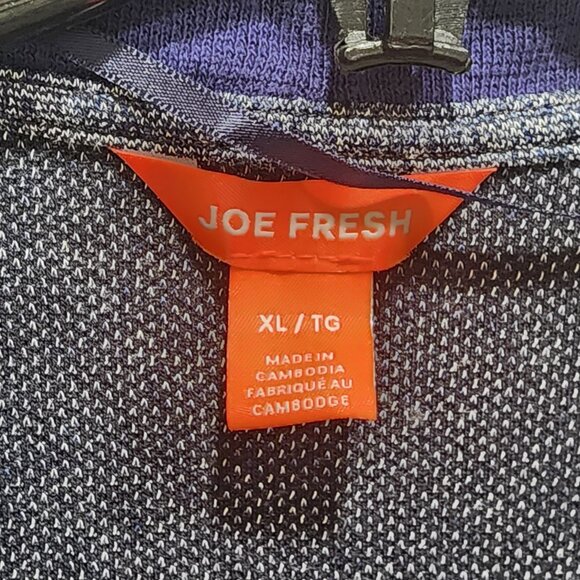 Joe Fresh T-Shirt Men's Size XL Blue Short Sleeve - Picture 8 of 8